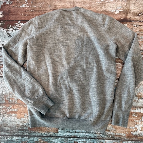 Vince Men's Crewneck Sweater in Heather Gray - Picture 9 of 11
